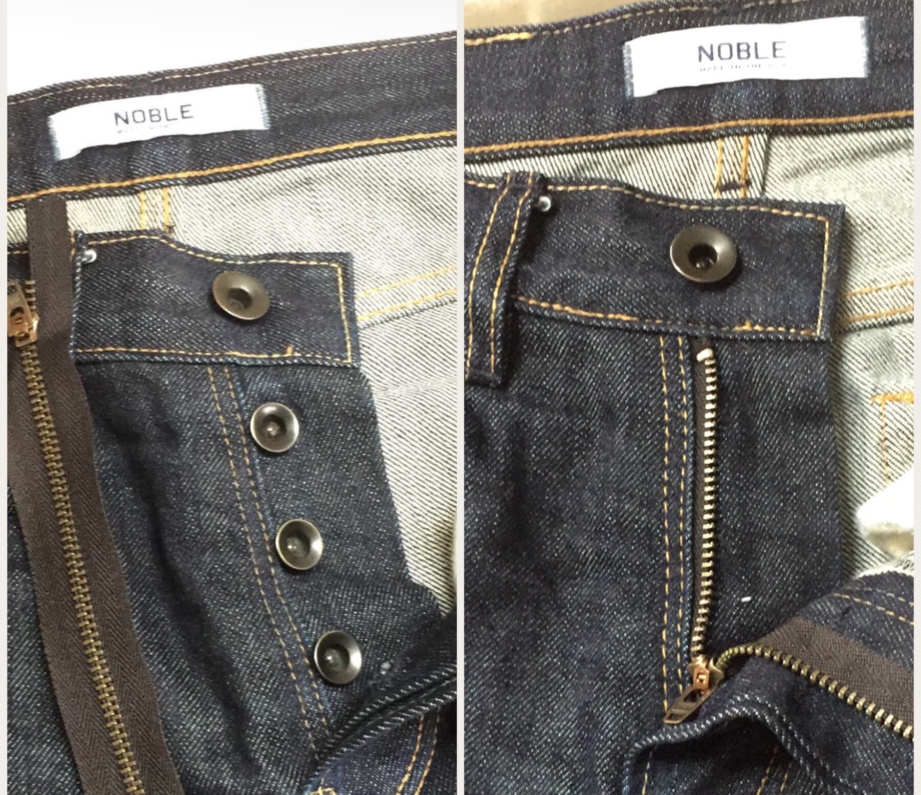Jeans Button to Zipper